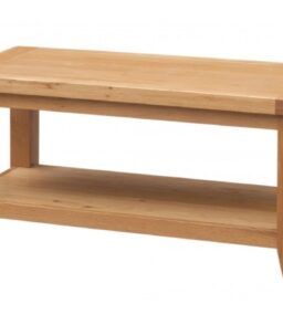Acorn Solid Oak Coffee Table with Shelf