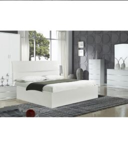 Arden/Widney White High Gloss Dresser 3 Drawers