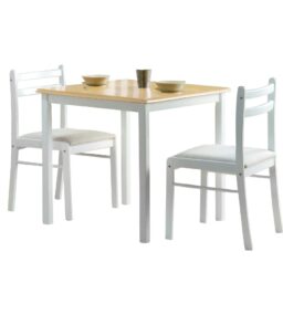 Dinnite Dining Set 2 Chairs White