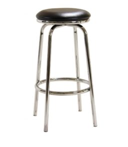 Bar Stool Chrome Swivel No Back BM-010P