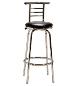 Bar Stool Chrome Swivel Narrow Back BM-015P