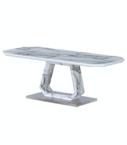 Westlake Marble Effect Glass Coffee Table