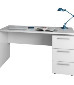 Arctic Desk 3 Drawer White 004605A