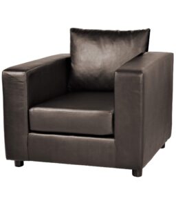 Suffolk 1 Seater Sofa PU Brown