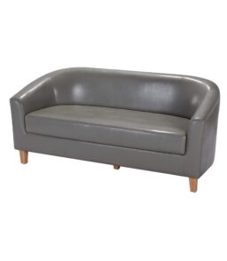 Claridon 3 Seater Sofa PU Grey