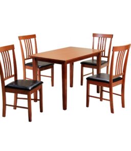 Massa Medium Dining Set with 4 Chairs