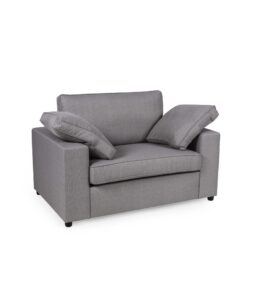 Alton Fabric Sofa 1S Silver