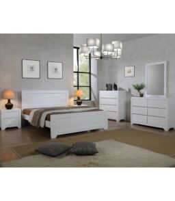 Zircon Single Bed White